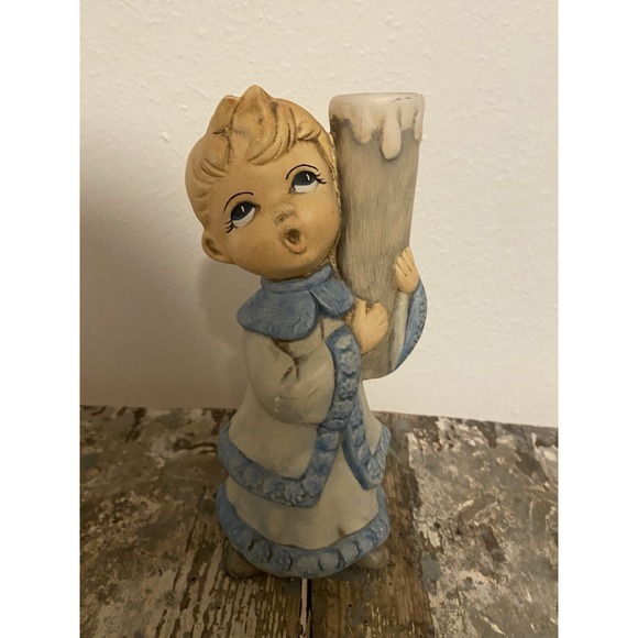 Other - MCM Vintage chalkware cAroler Candler Holder